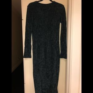 Maxi fitted casual dress